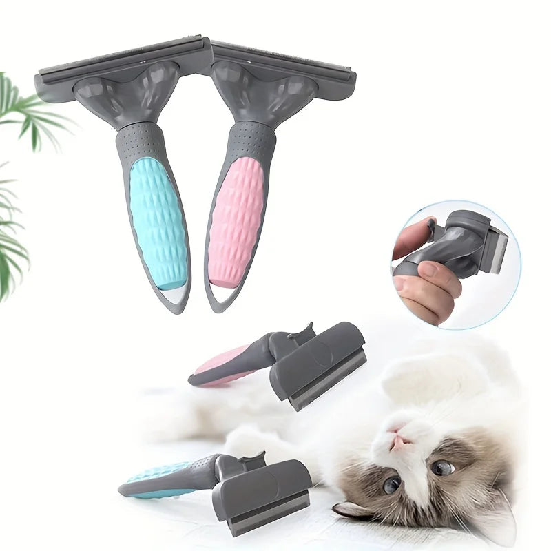 Pente Desembaraçador Pet ZooLume™ – Remove Nós e Excesso de Pelos em Cães e Gatos