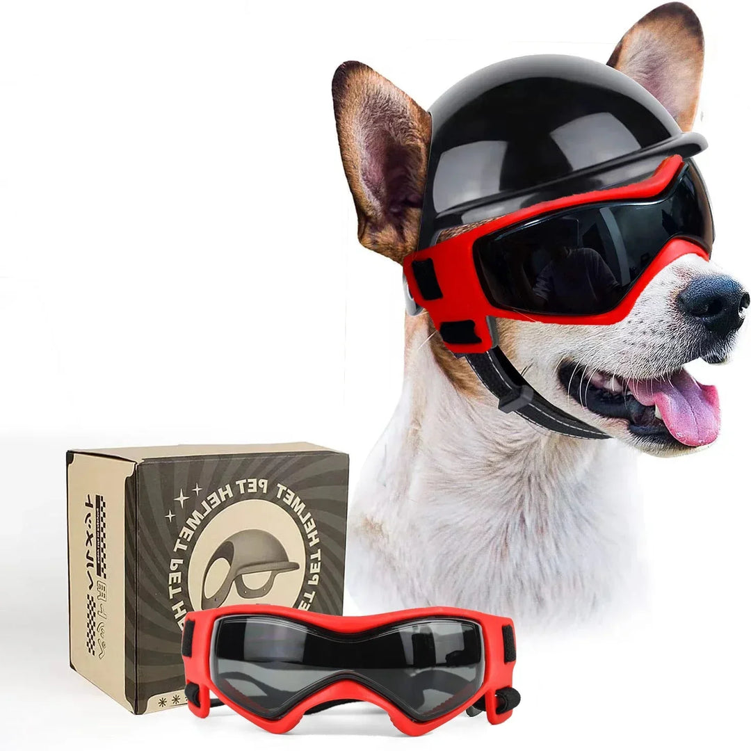RidePet™ - Capacete com Óculos Pet ATUBAN™