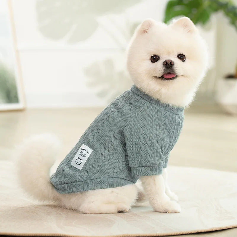 Roupa de Inverno Pet ZooLume™ – Suéter Aconchegante para Filhotes e Adultos