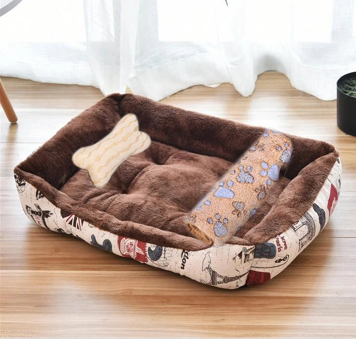 Cama Candy Pet ZooLume™ – Ninho Colorido e Aconchegante para Cães e Gatos