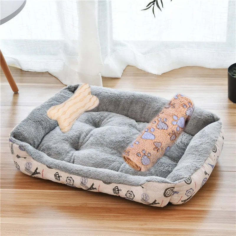 Cama Candy Pet ZooLume™ – Ninho Colorido e Aconchegante para Cães e Gatos