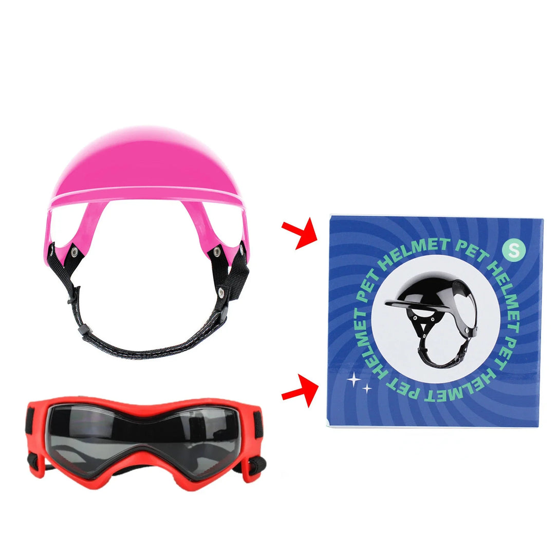 RidePet™ - Capacete com Óculos Pet ATUBAN™